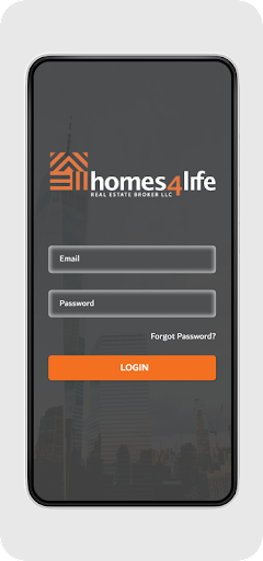 Android application Homes4Life CRM screenshort