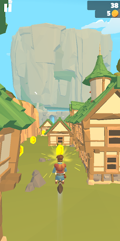 Flying Broom Runner 3D - Screenshot 4