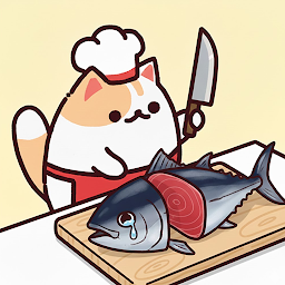 「ねこのキッチン: かわいい料理ゲーム」のアイコン画像