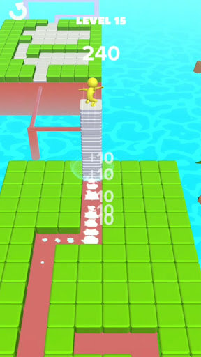 Android application Stack Rush: Cube Move screenshort