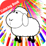 Sheep Shauny Coloring Game icon