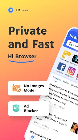 Game screenshot Hi Browser-Private&Fast web mod apk