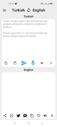 Android application Turkish To English Translator screenshort