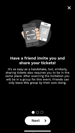 XTIXS tickets Screen 2