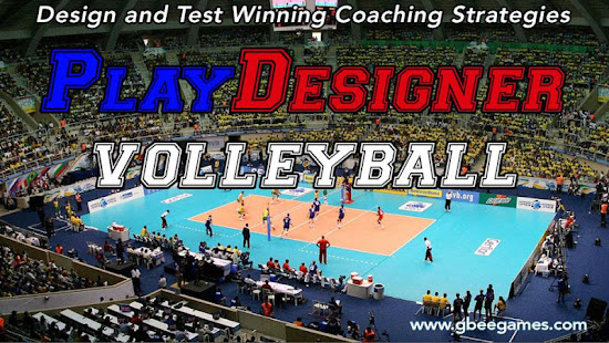 Volleyball Play Designer and Coach Tactic Board