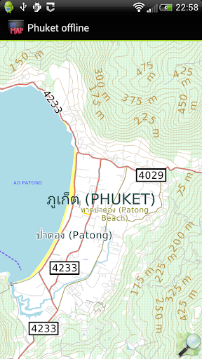 Phuket offline map Screen 3