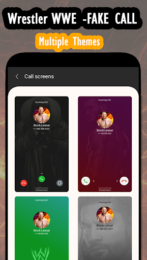 Wrestler fake call WWE