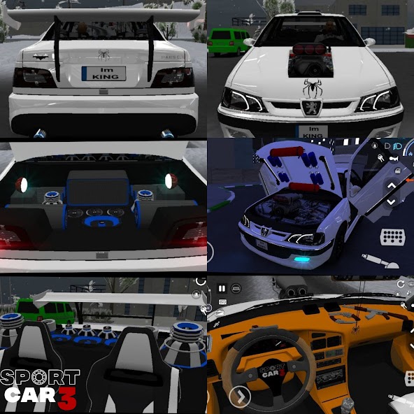 Sport car 3 : Taxi & Police - 1.04.076 APK + Mod (Unlimited money) for Android