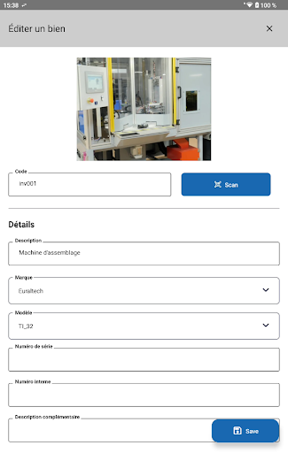 Android application AssetsControl screenshort