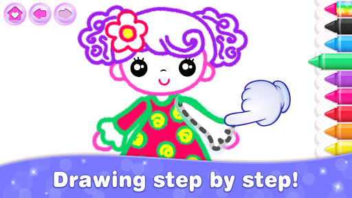 Kids Drawing Games for Girls ud83cudf80 Apps for Toddlers! apkdebit screenshots 3