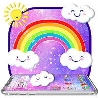 Rainbow, Galaxy3D иконки тем фоновых HD