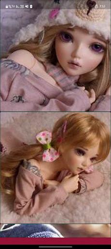 Android application Doll Wallpapers Offline screenshort