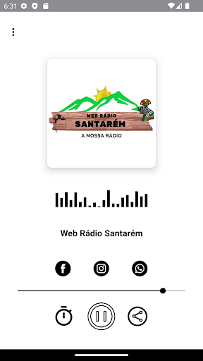 Android application Web Rádio Santarém screenshort