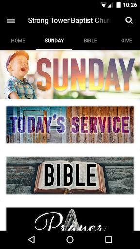 Strong Tower Baptist Screen 2