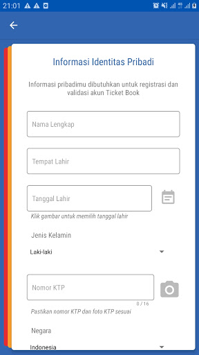 Ticket Book Screen 2
