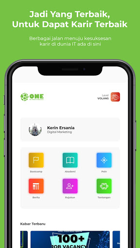Android application ONE Talent screenshort
