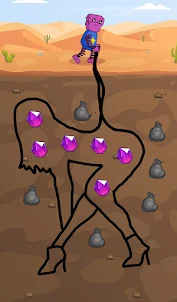 Gold Miner: Draw to Collect