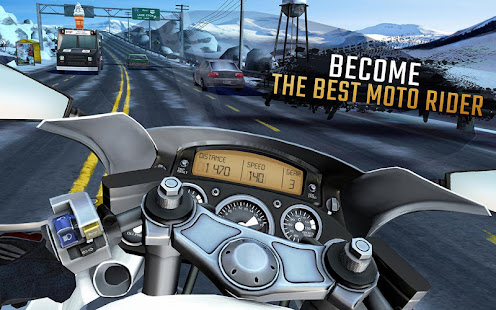 موتو رايدر GO: حركة المرور على الطرق السريعة