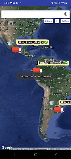 Detektor GPS Screen 2