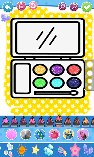 Glitter Beauty Accessories Coloring and drawing 9.1 screenshots 3