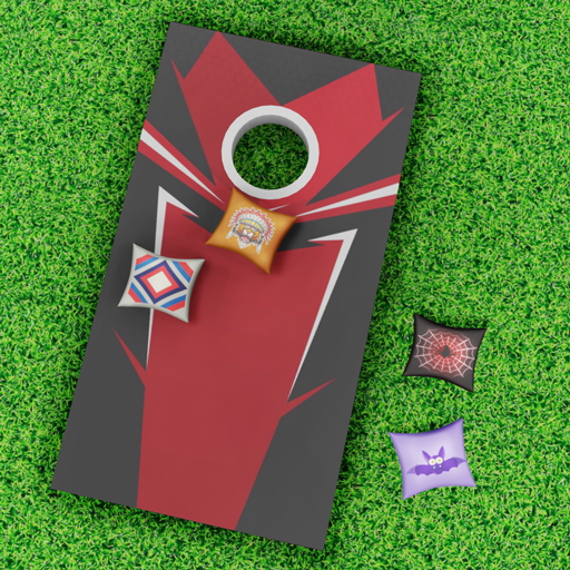 Cornhole League 3d logo