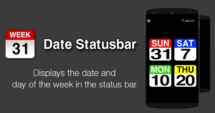 Date Statusbar - 1.9 - (Android)