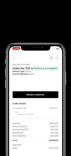 Trap Eats - Delivery Screen 3
