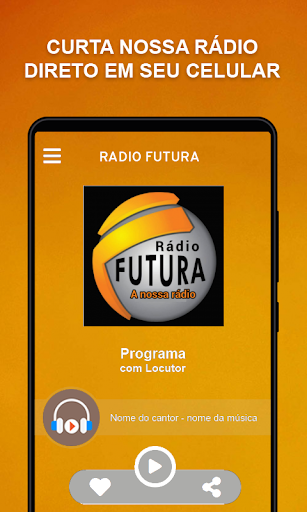 Android application Rádio Futura screenshort