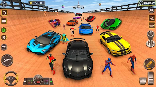 Juegos de auto de superhéroe