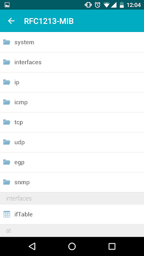 Screenshot of SNMP MIB Browser