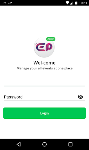 Android application Eventprime Admin screenshort