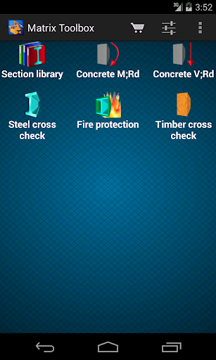 Android application MatrixToolbox screenshort