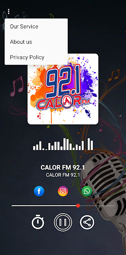 CALOR FM 92.1 Screen 2