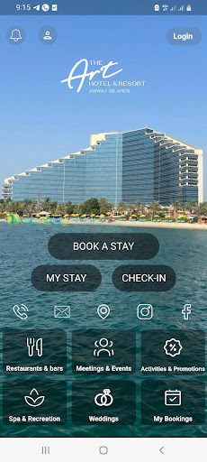 Android application The Art Hotel & Resort screenshort