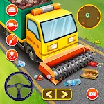Cover Image of Herunterladen Kids Road Cleaner Truck Game  APK