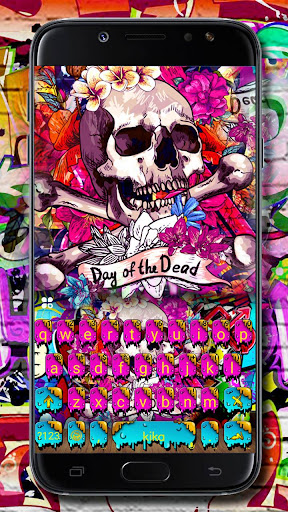 Android application Swaggy Graffiti Keyboard Theme screenshort