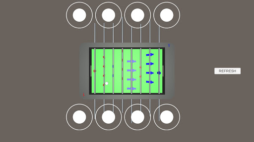 Two Players Foosball Game Screen 2