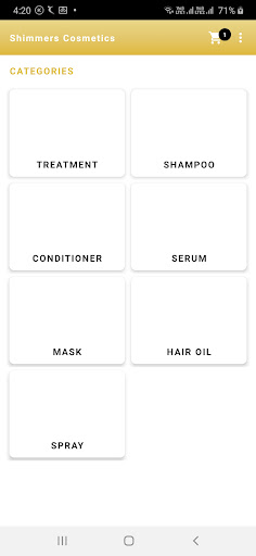ShimmerCosmetics Screen 2