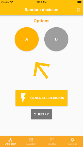 Android application Autodecision screenshort