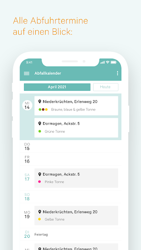 EGN Abfallkalender Screen 3