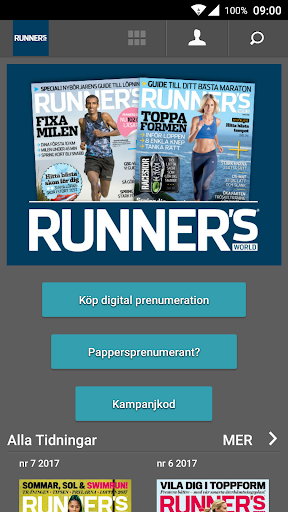 Android application Runner's World screenshort