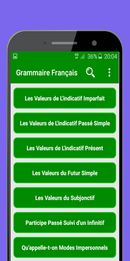 French Grammar Basic Screen 3