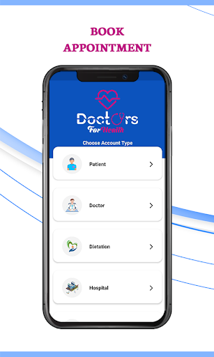 Android application Doctors For Health screenshort