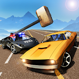 Hammer Car Crash : Police Gangster Chase icon