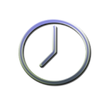 Speaking clock icon