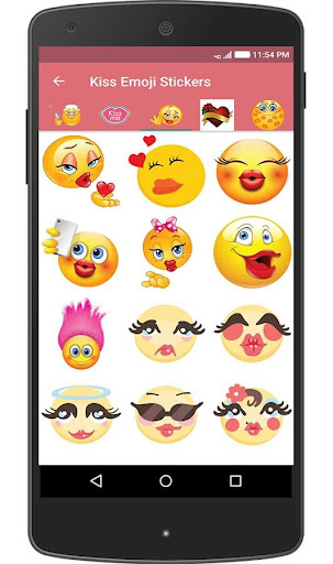 Kiss Emoji Stickers Pro