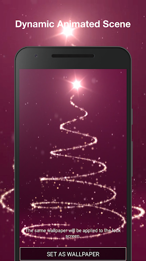 Christmas Tree Live Wallpaper Screen 2