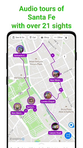 Android application Santa Fe Tour Guide:SmartGuide screenshort