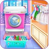 Olivia's washing laundry game icon