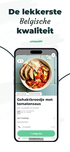 Android application Foodbag - De BE Maaltijdbox screenshort